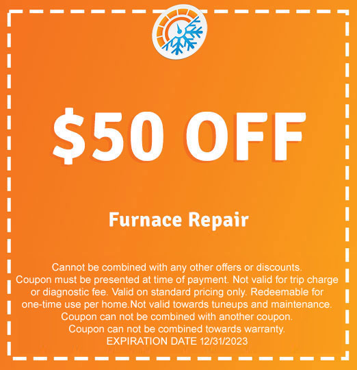 $50 off furnace repair